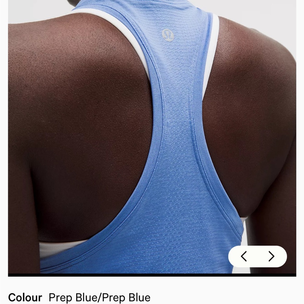 💎 Lululemon Swiftly Tech Razor Back Tank Top Size 14 - Picture 4 of 5